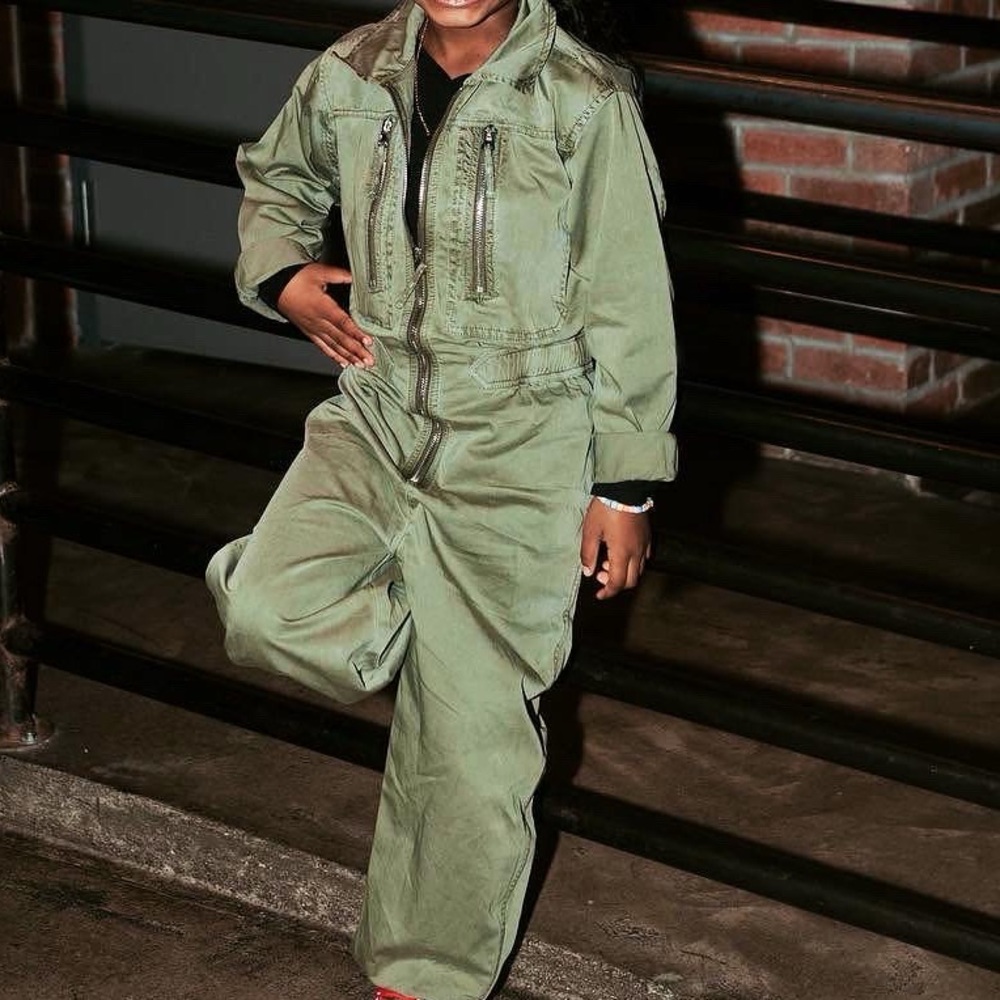 MM6 Maison Martin Margiela Khaki Utility Jumpsuit